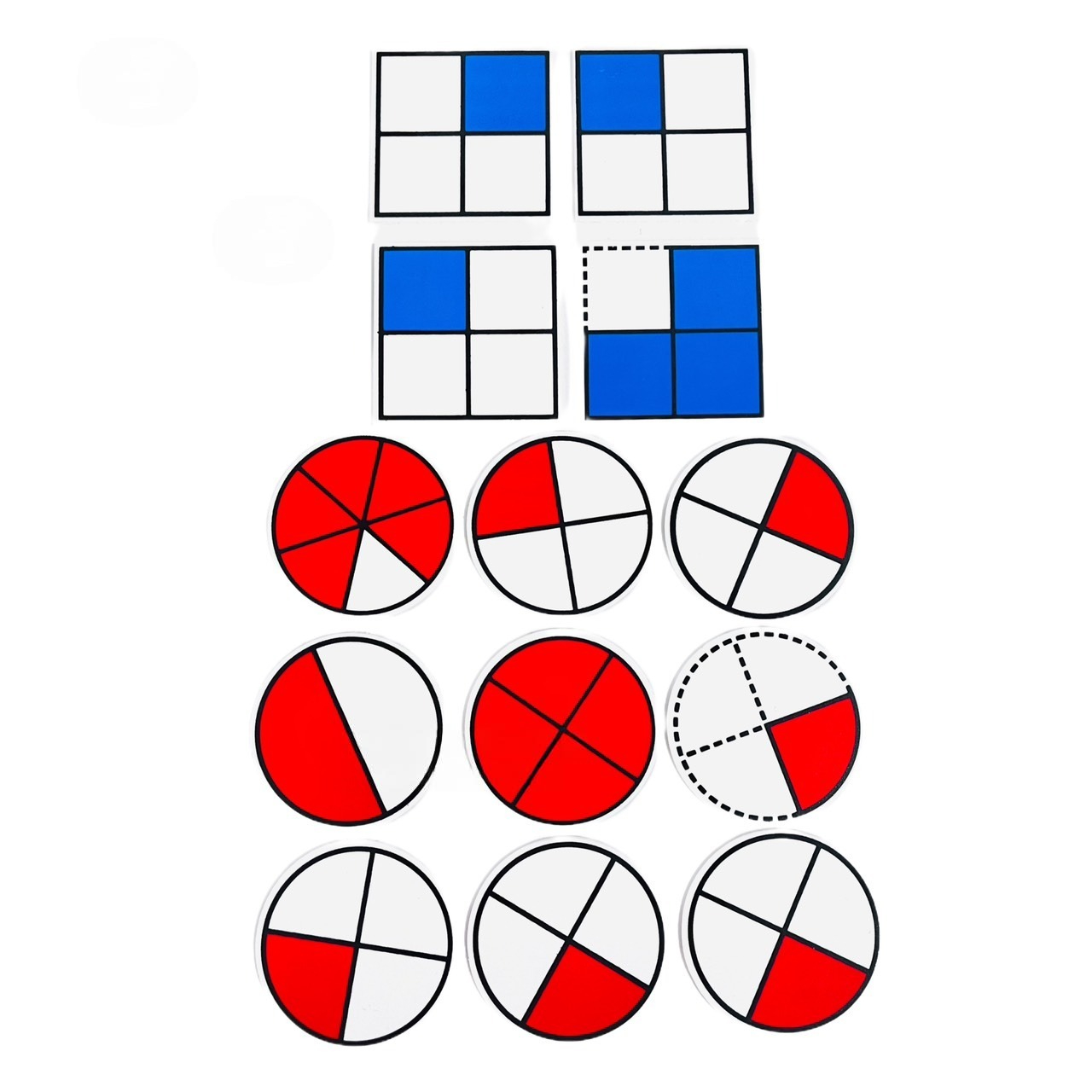 Bộ thiết bị hình học dạy học phân số