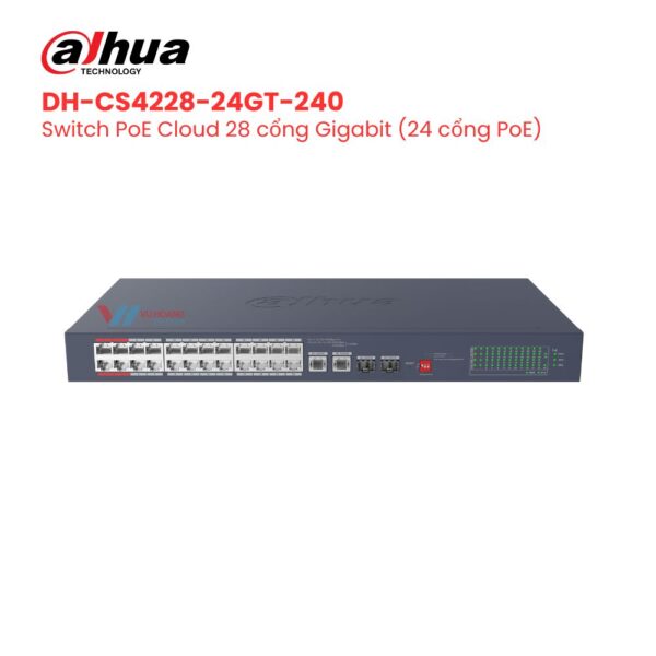 Switch PoE Cloud DAHUA DH-CS4228-24GT-240